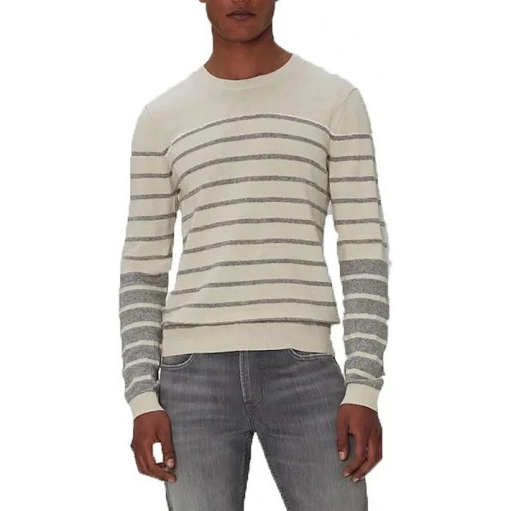 7 For All Mankind Normandy Store Crewneck Sweater Men's XL Oatmeal Storm